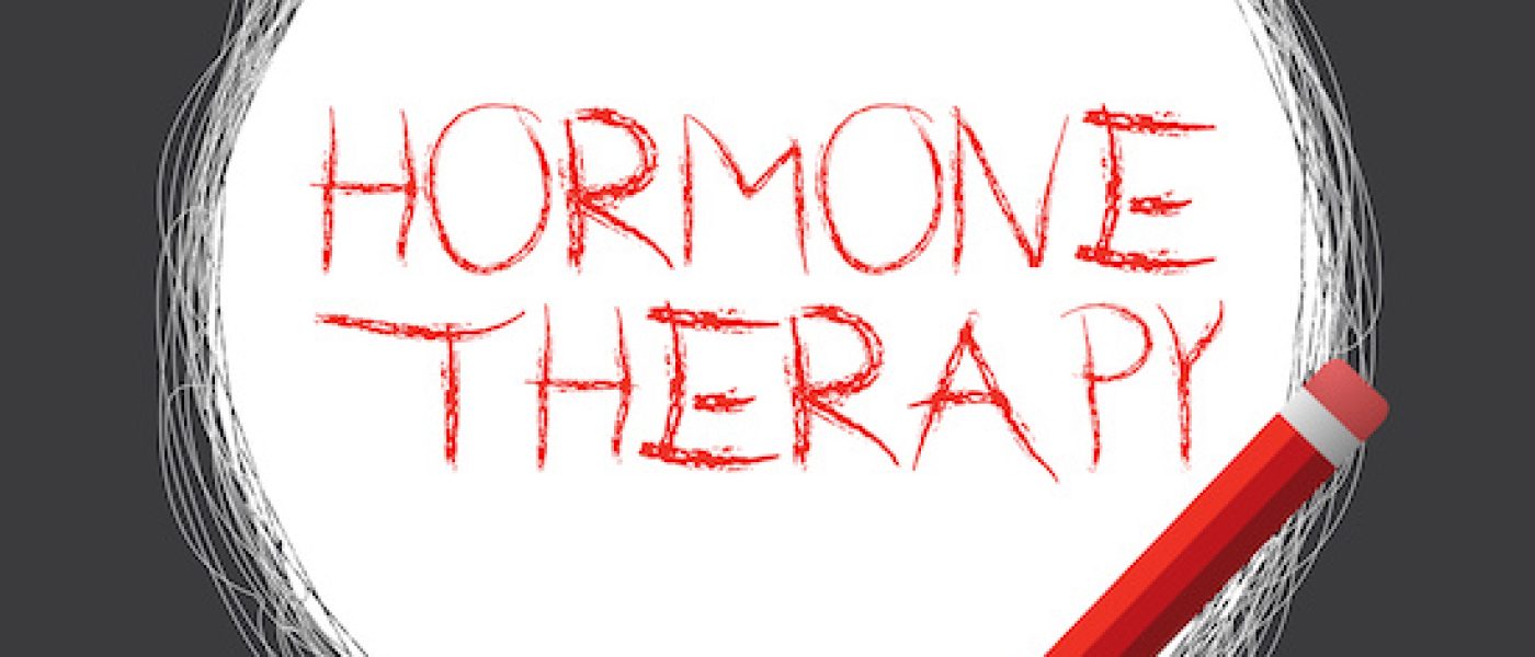 Writing note showing Hormone Therapy. Business photo showcasing use of hormones in treating of menopausal symptoms.